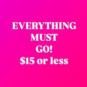 EVERYTHING MUST GO